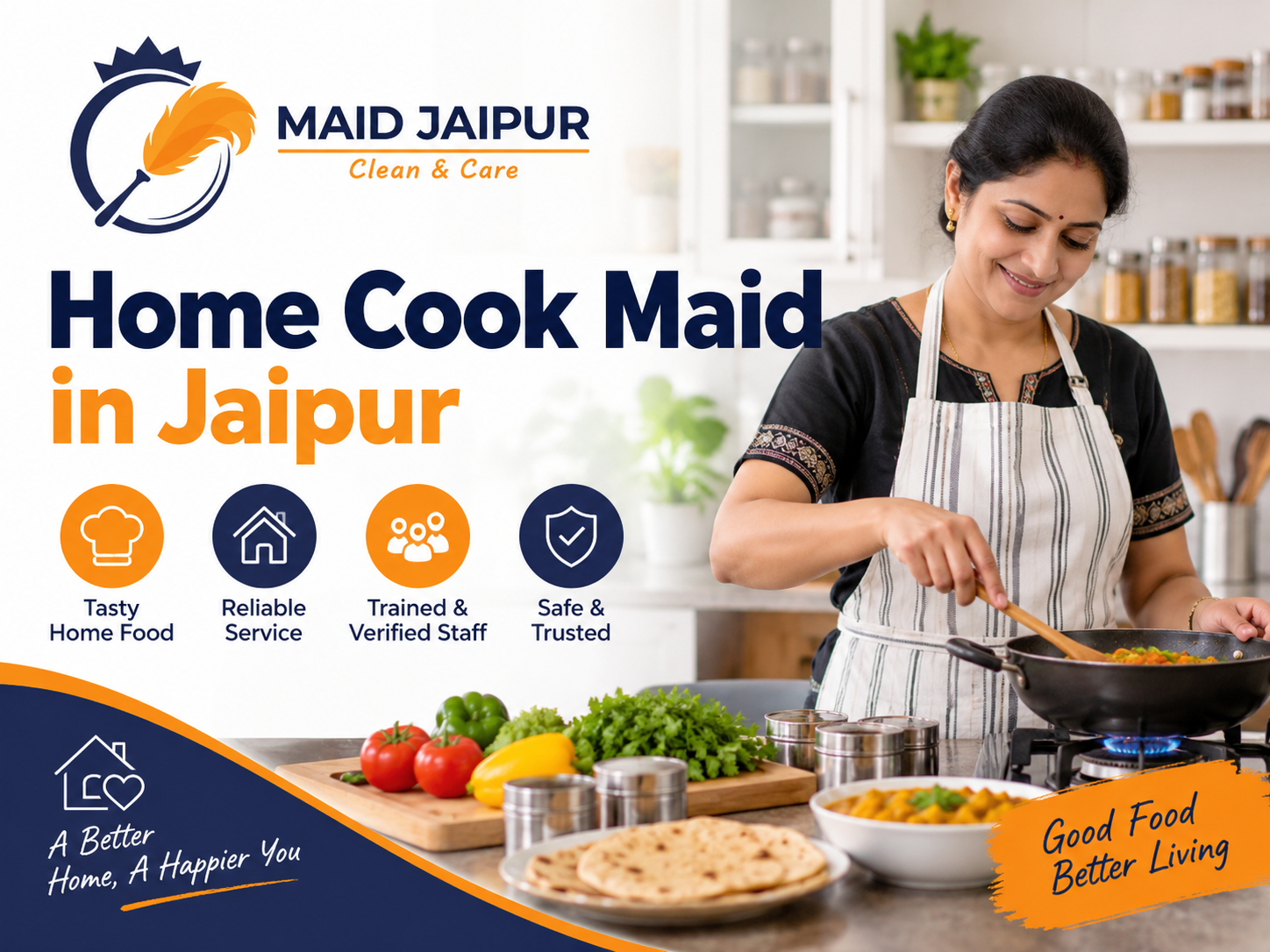 Full Time Maid Service in Jaipur